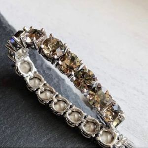 Graphite and azure impression bracelets